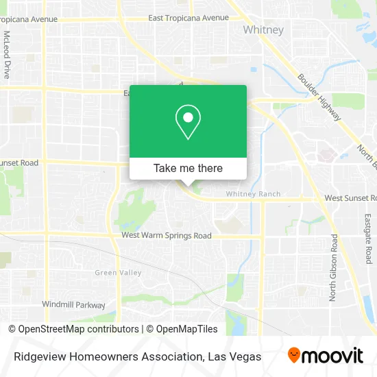 Ridgeview Homeowners Association map