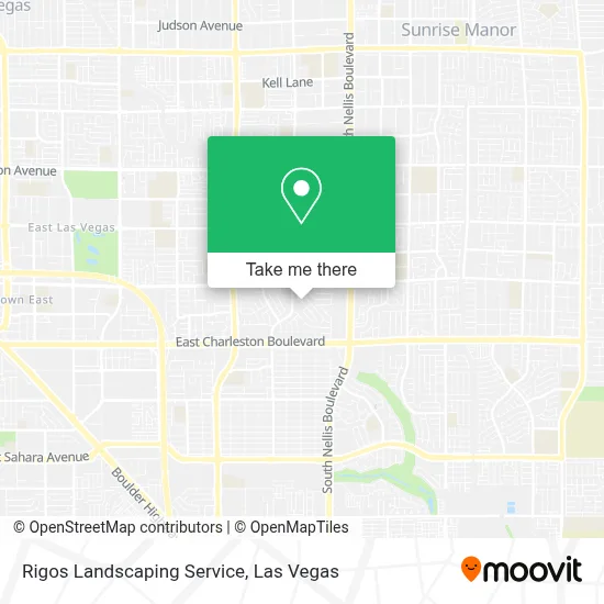Rigos Landscaping Service map