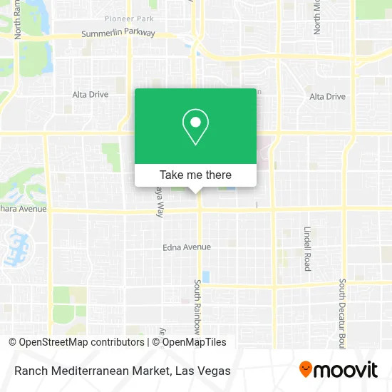 Ranch Mediterranean Market map