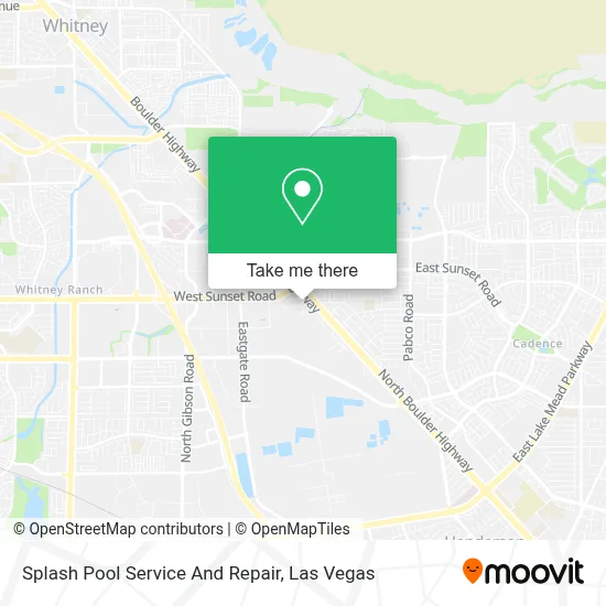 Splash Pool Service And Repair map
