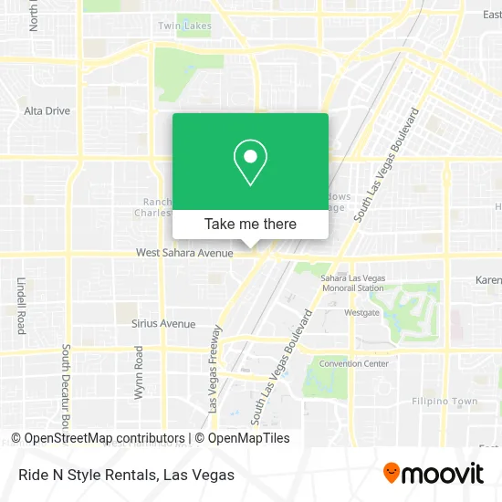 Ride N Style Rentals map