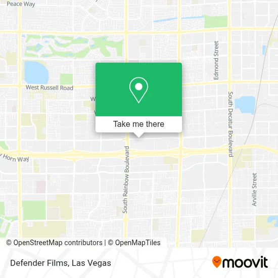 Defender Films map