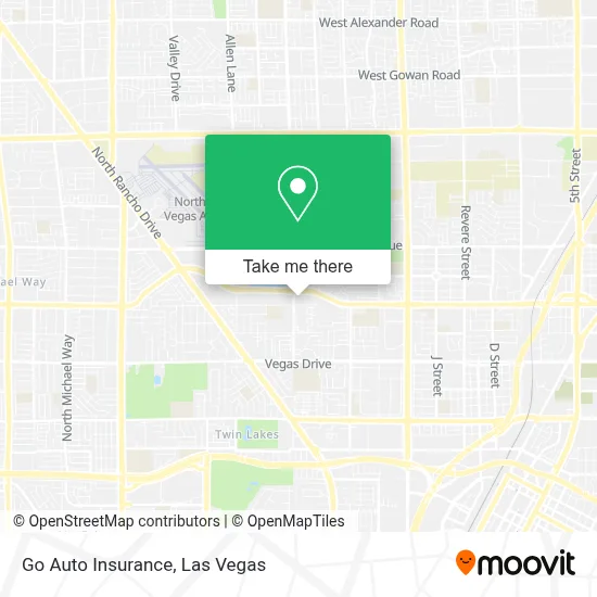 Go Auto Insurance map