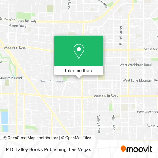 R.D. Talley Books Publishing map
