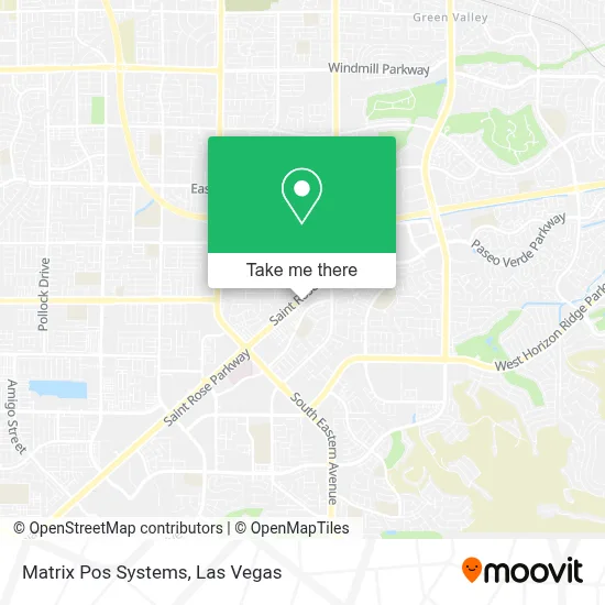 Matrix Pos Systems map