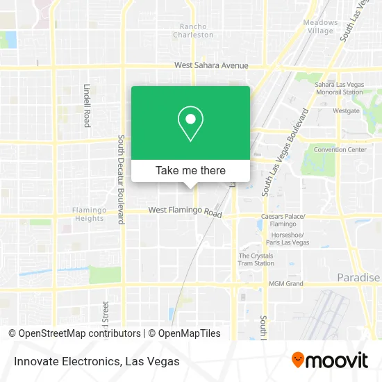 Innovate Electronics map