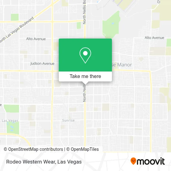 Rodeo Western Wear map