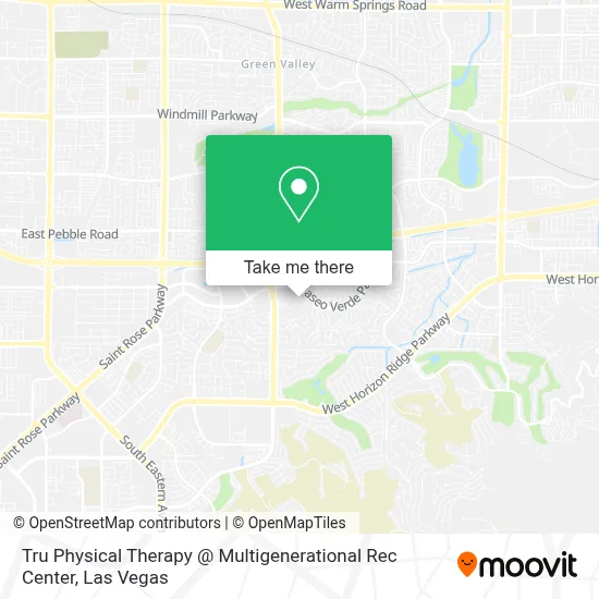Tru Physical Therapy @ Multigenerational Rec Center map