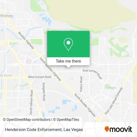 Henderson Code Enforcement map