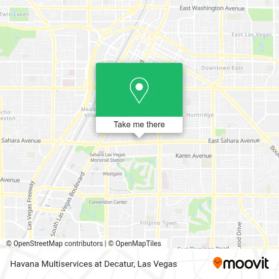 Havana Multiservices at Decatur map