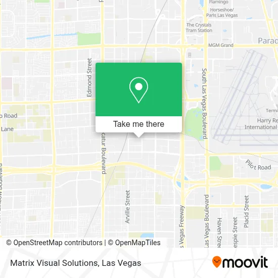Matrix Visual Solutions map