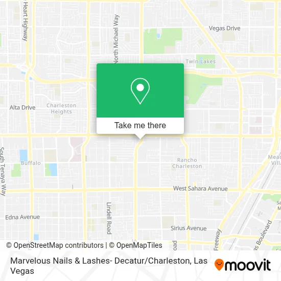 Marvelous Nails & Lashes- Decatur / Charleston map