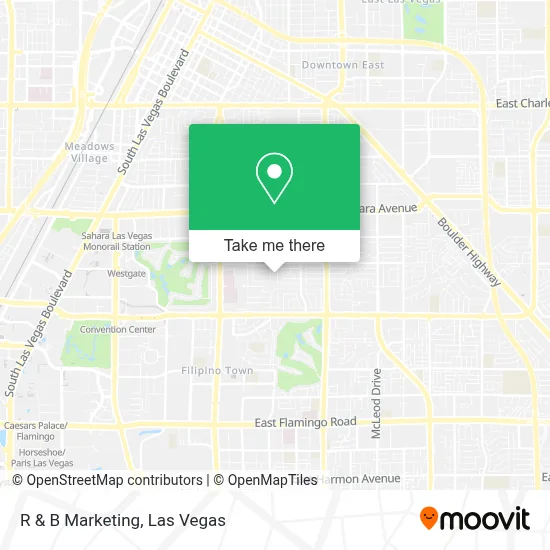 R & B Marketing map