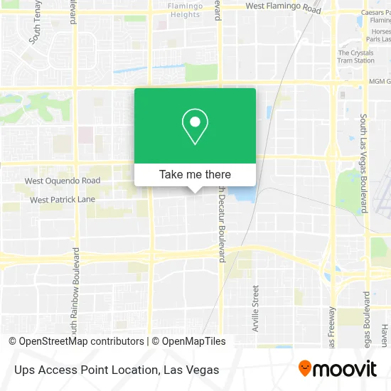 Ups Access Point Location map