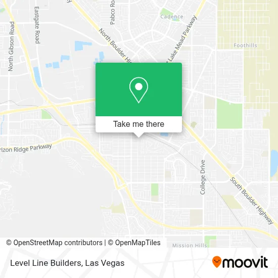 Level Line Builders map