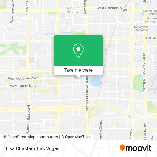 Lisa Chastain map