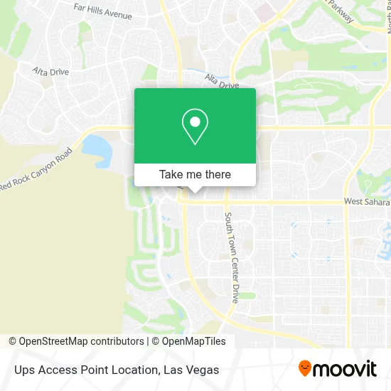 Ups Access Point Location map