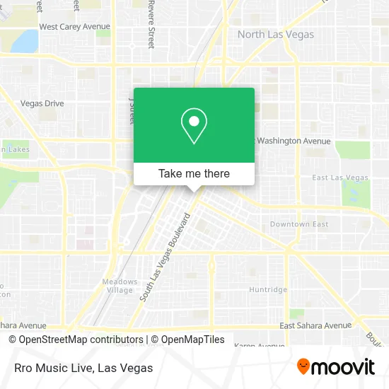 Rro Music Live map