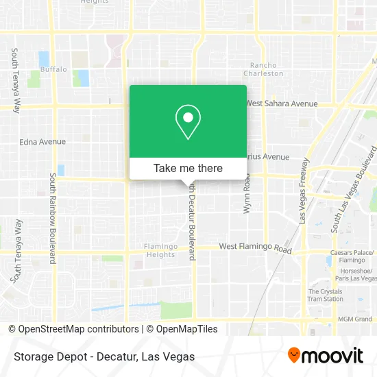 Storage Depot - Decatur map