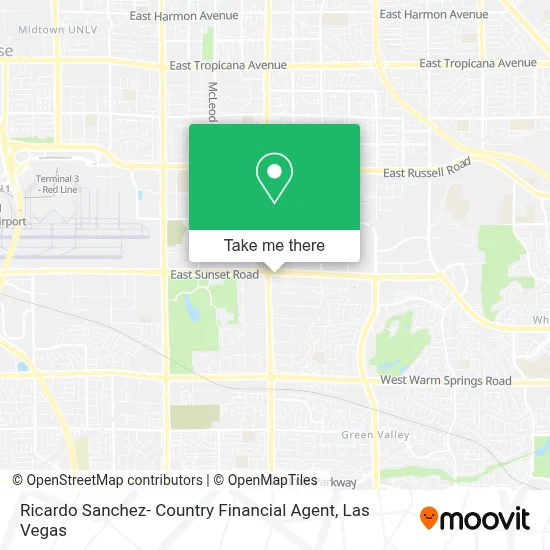 Ricardo Sanchez- Country Financial Agent map