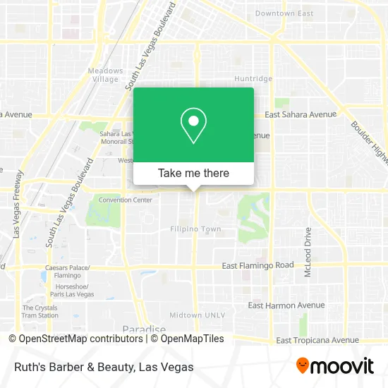 Ruth's Barber & Beauty map