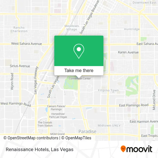 Renaissance Hotels map