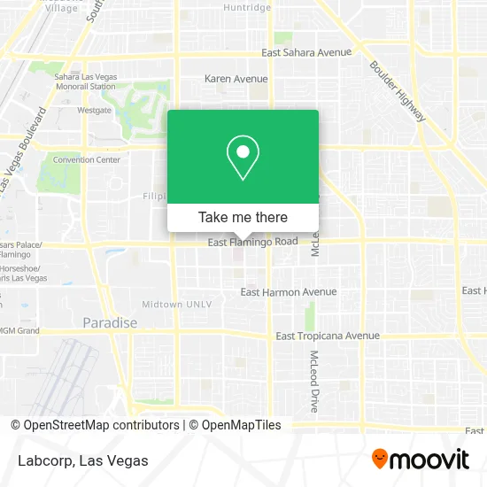 Labcorp map