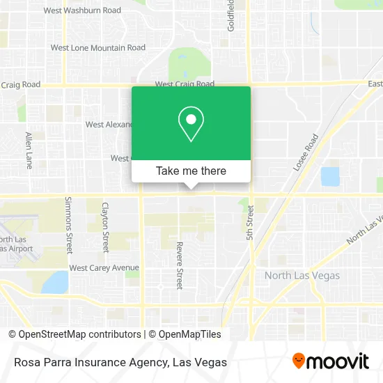 Rosa Parra Insurance Agency map