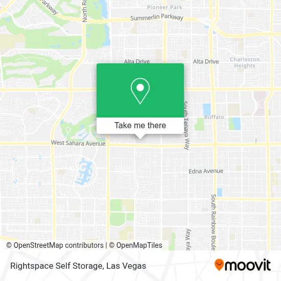 Rightspace Self Storage map