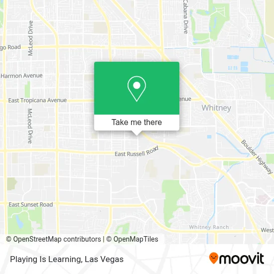 Playing Is Learning map