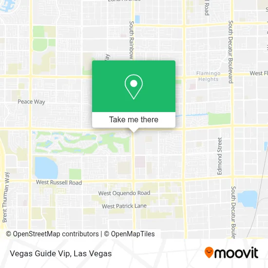 Vegas Guide Vip map