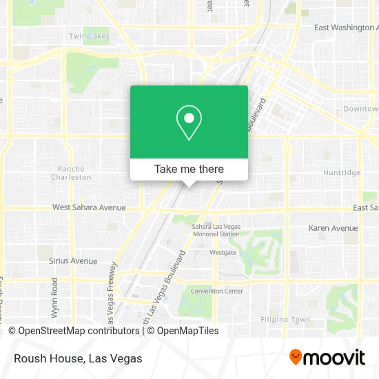 Roush House map