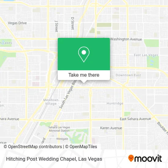 Hitching Post Wedding Chapel map