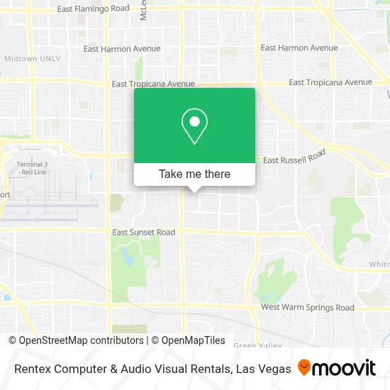 Rentex Computer & Audio Visual Rentals map