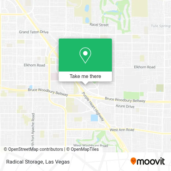 Radical Storage map