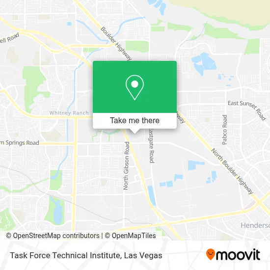 Task Force Technical Institute map
