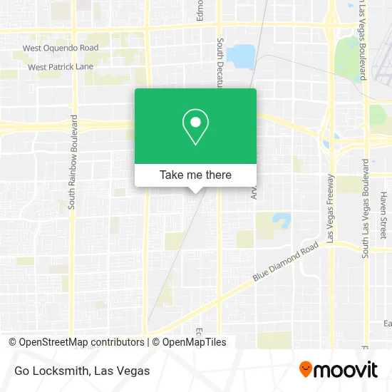 Go Locksmith map