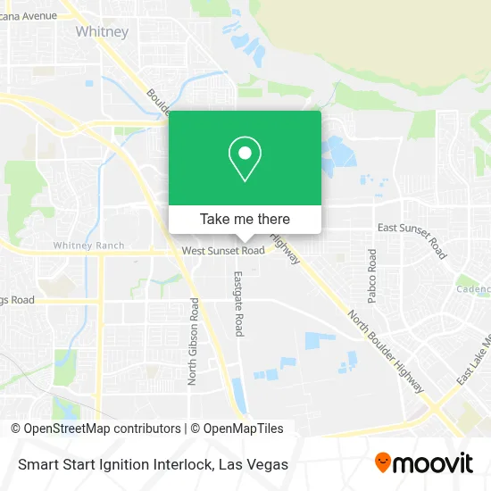 Smart Start Ignition Interlock map