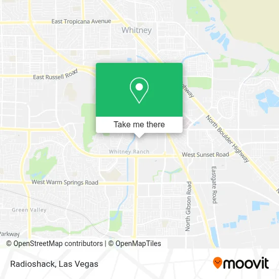 Radioshack map