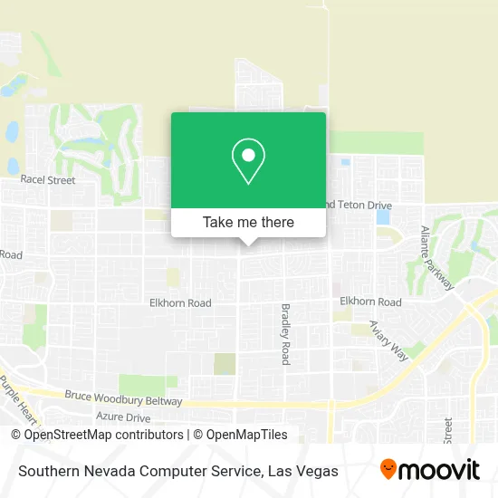Southern Nevada Computer Service map