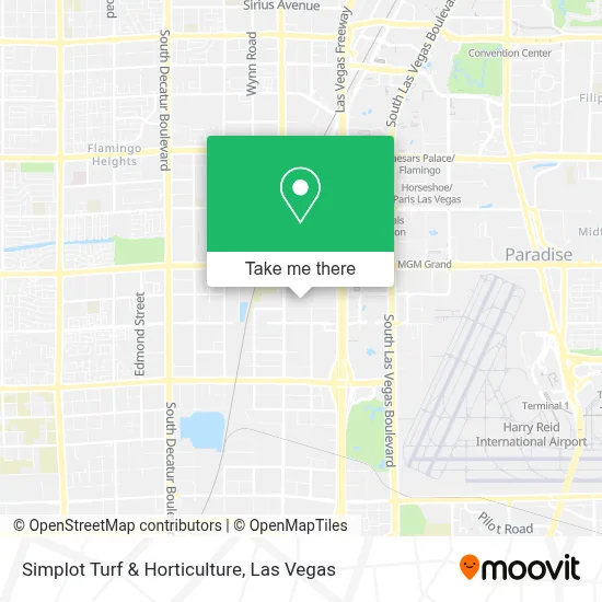 Simplot Turf & Horticulture map