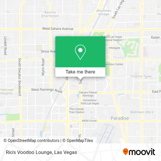 Rio's Voodoo Lounge map