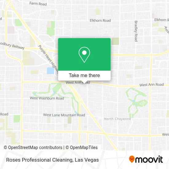 Roses Professional Cleaning map