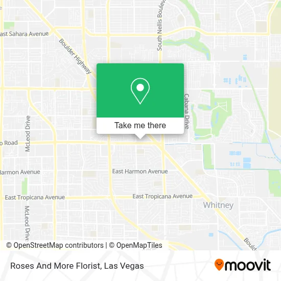 Roses And More Florist map