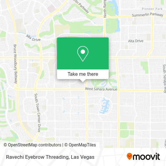 Ravechi Eyebrow Threading map