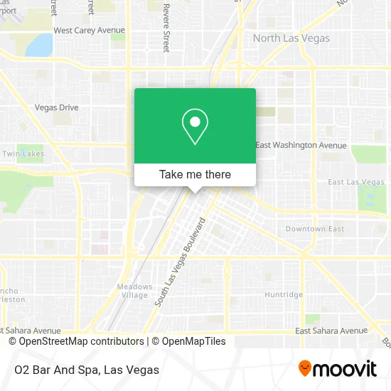O2 Bar And Spa map