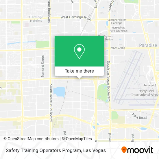 Safety Training Operators Program map