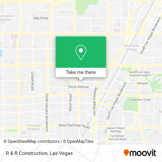 R & R Construction map