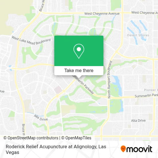 Roderick Relief Acupuncture at Alignology map