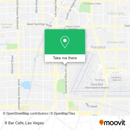 R Bar Cafe map